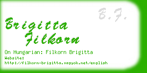 brigitta filkorn business card